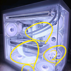 9800x3d 5080 올화이트 본체