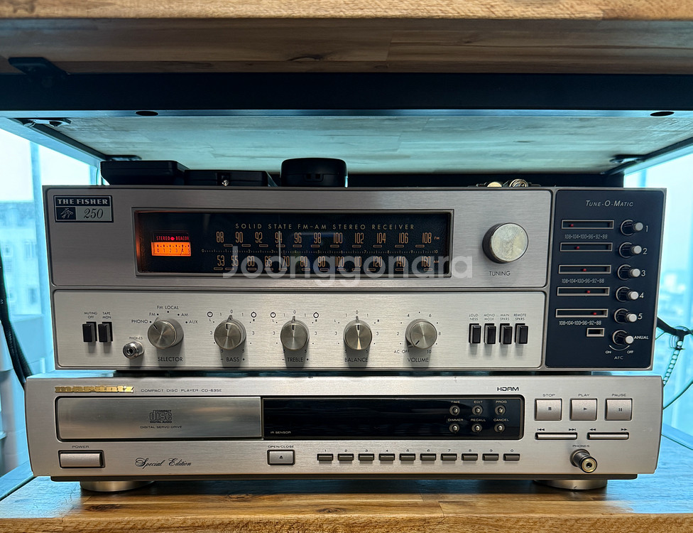AR-2ax 와 Fisher 250T 최고 궁합 오디오--4