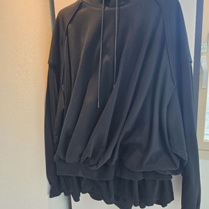 준지/24fw레이어드트위스트후드/L