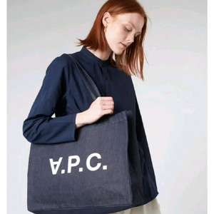 A.P.C. 데님 토트백 데님블루 해외직수입 정품