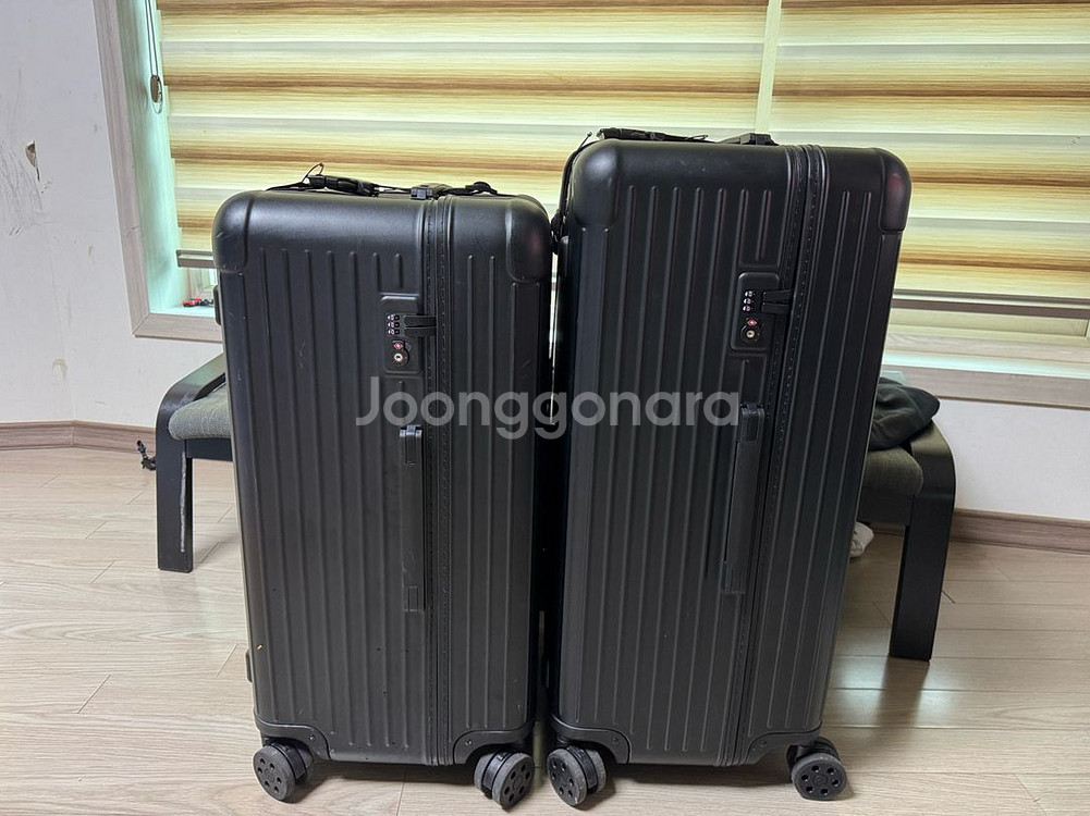 리모와 에센셜 트렁크, 트렁크플러스 매트블랙 세트--1