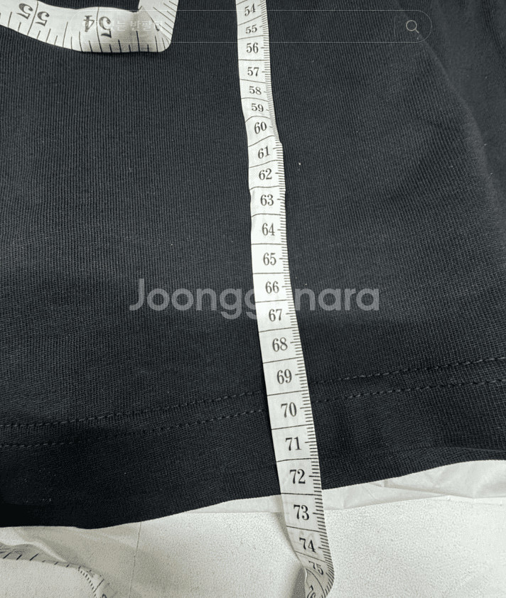 [발렌시아가 약 100사이즈] 새상품 반팔 블랙--4