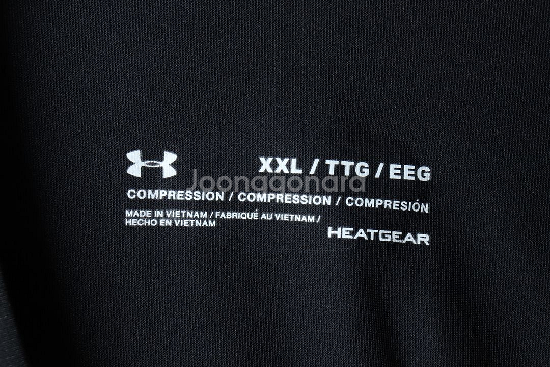(2XL) 언더아머 반팔 티셔츠 빅사이즈 기능성 블랙--5