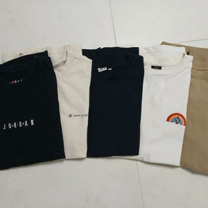 택포) 반팔티셔츠 모음L,XL 5벌 일괄판매