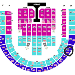 데이식스 콘서트 막콘 W8 3열 원가양도(직거래 가능)