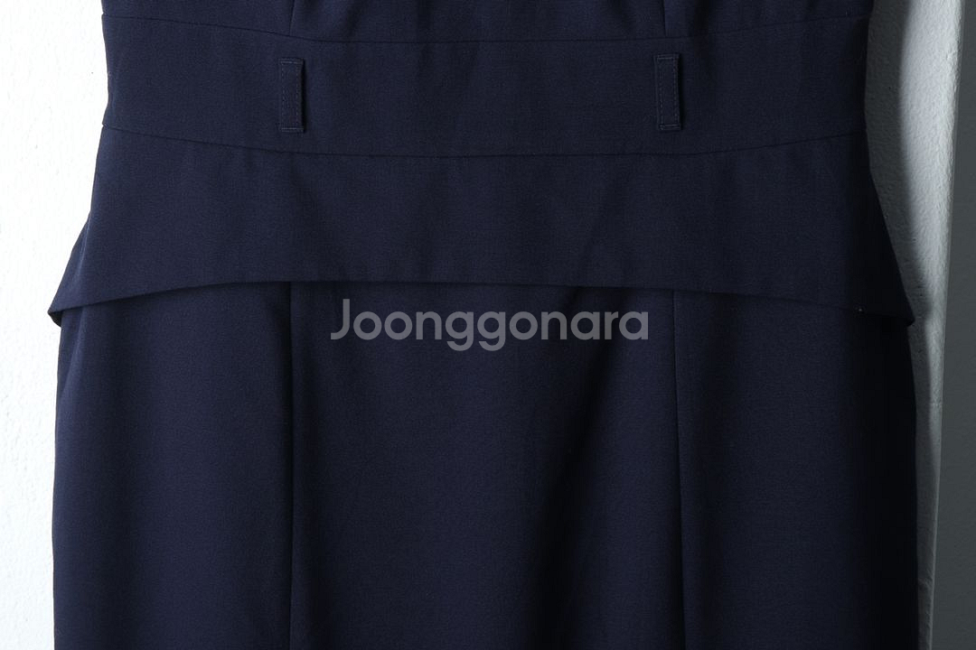 W(S) 캘빈클라인 드레스 원피스 민소매 네이비--3