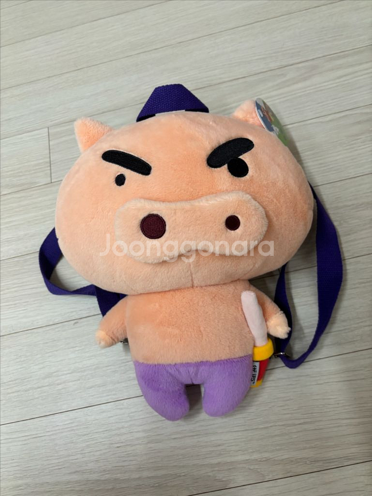 새상품 부리부리대마왕 인형가방 33cm--0