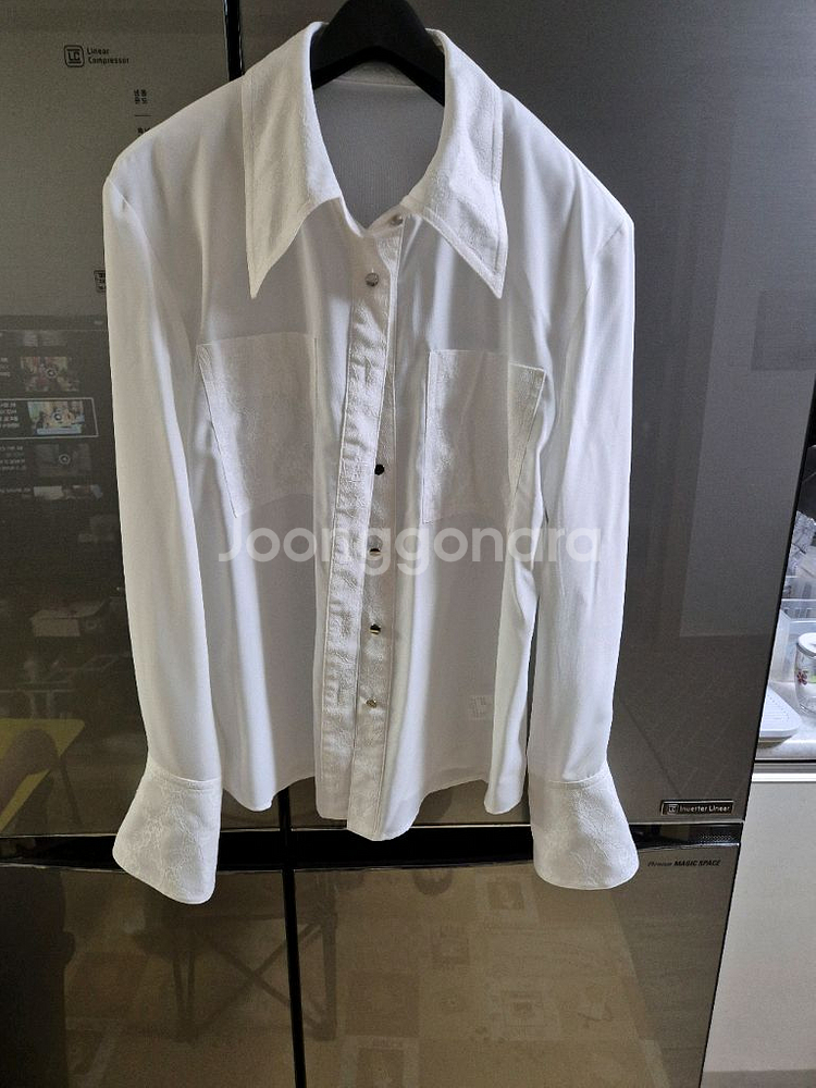 js뉴욕 자수 셔츠남방 블라우스--1