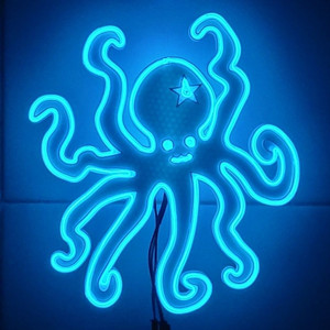 네온사인 문어 옥토퍼스 led 조명