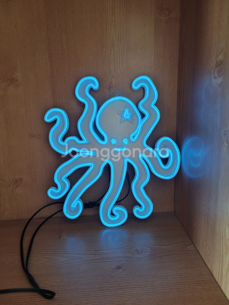 네온사인 문어 옥토퍼스 led 조명--5