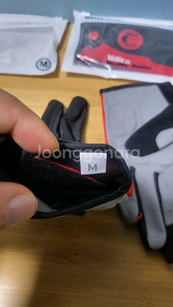 새상품) 등산, 캠핑, 자전거 장갑(M 사이즈, 중자)--3
