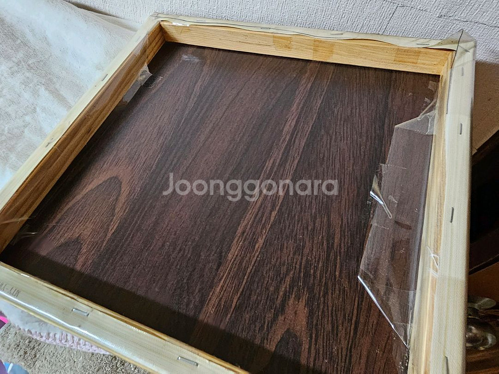 부엉이 캔버스 보석십자수 완성품 30x30cm--1