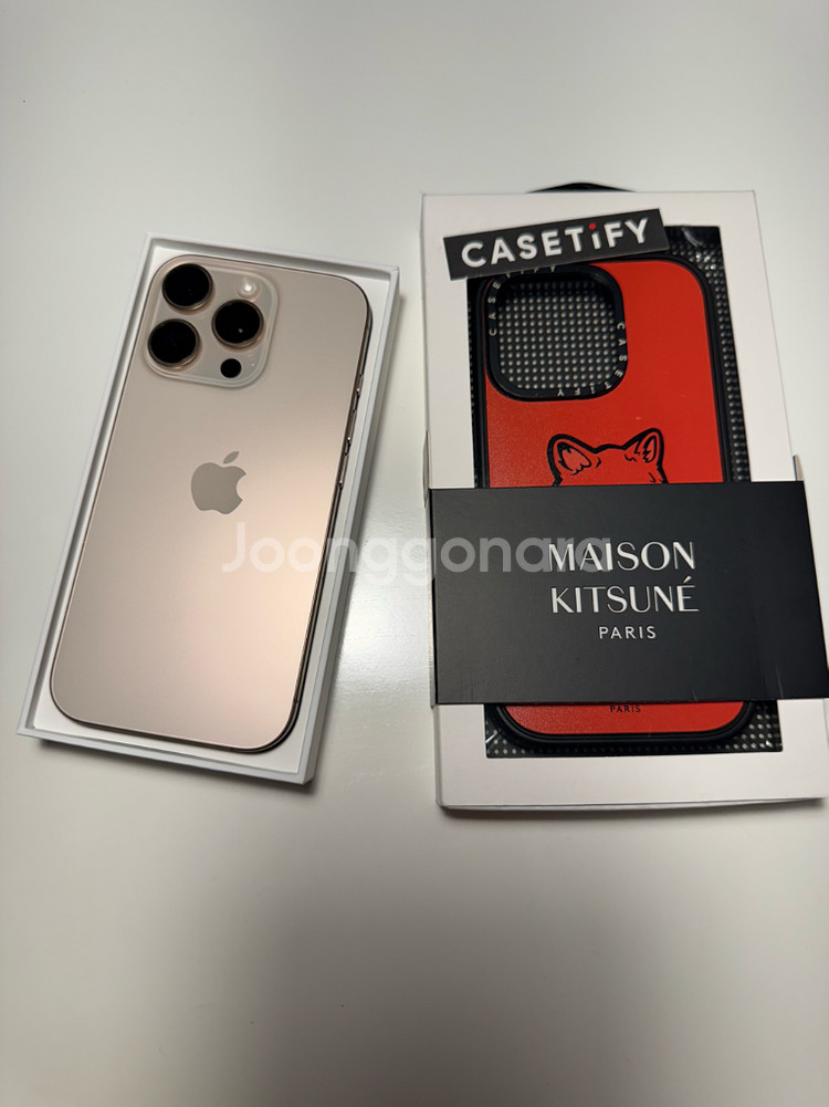 아이폰16프로 256gb + 케이스티파이 케이스--0