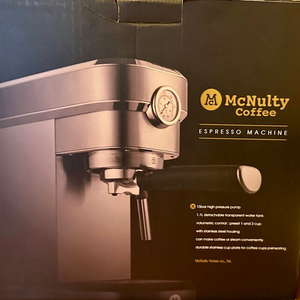 맥널티 커피머신 + 부속품(박스포함) 싸게 팝니다.