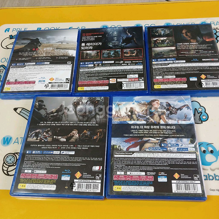 PS4 게임 타이틀 5장 일괄 정리 (택포)--7
