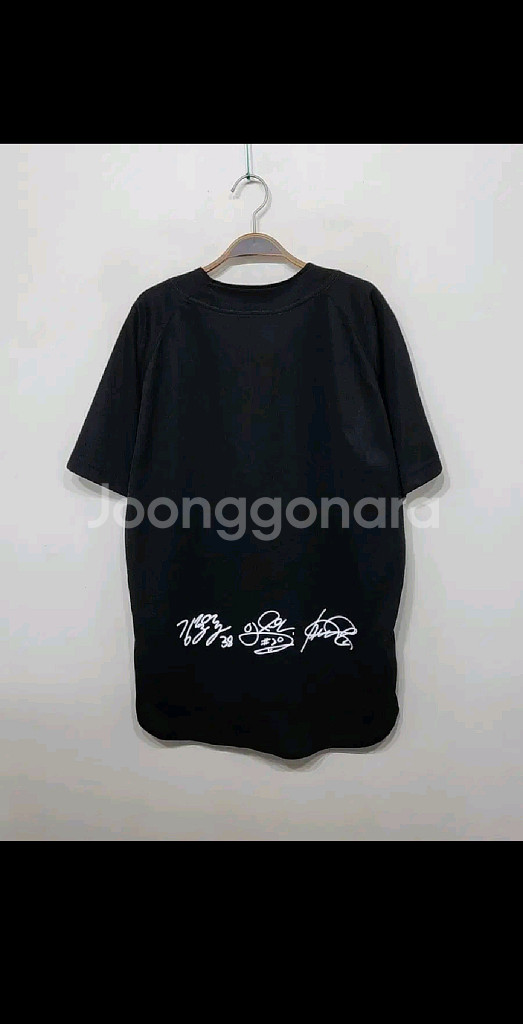 (XL) SK야구져지 반팔 블랙 우승기념 유니폼 노마킹--6