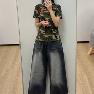폴로 랄프로렌 빅포니 카모 페인트 카라 반팔 티셔츠