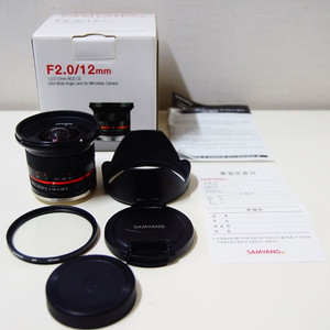 [소니용] 삼양옵틱스 12mm f2.0 미러리스용 렌즈