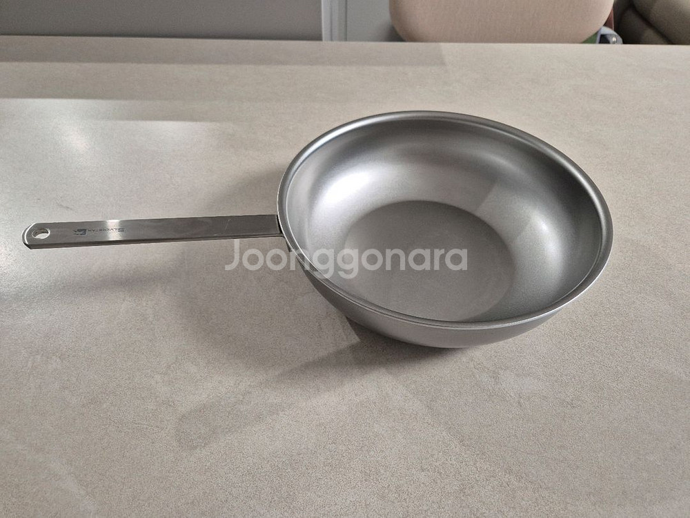 통오중 인덕션 무연마 스텐팬 궁중팬 26cm--0
