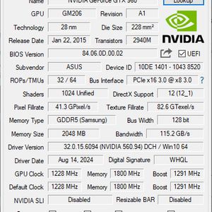 GTX960 2GB ASUS STRIX