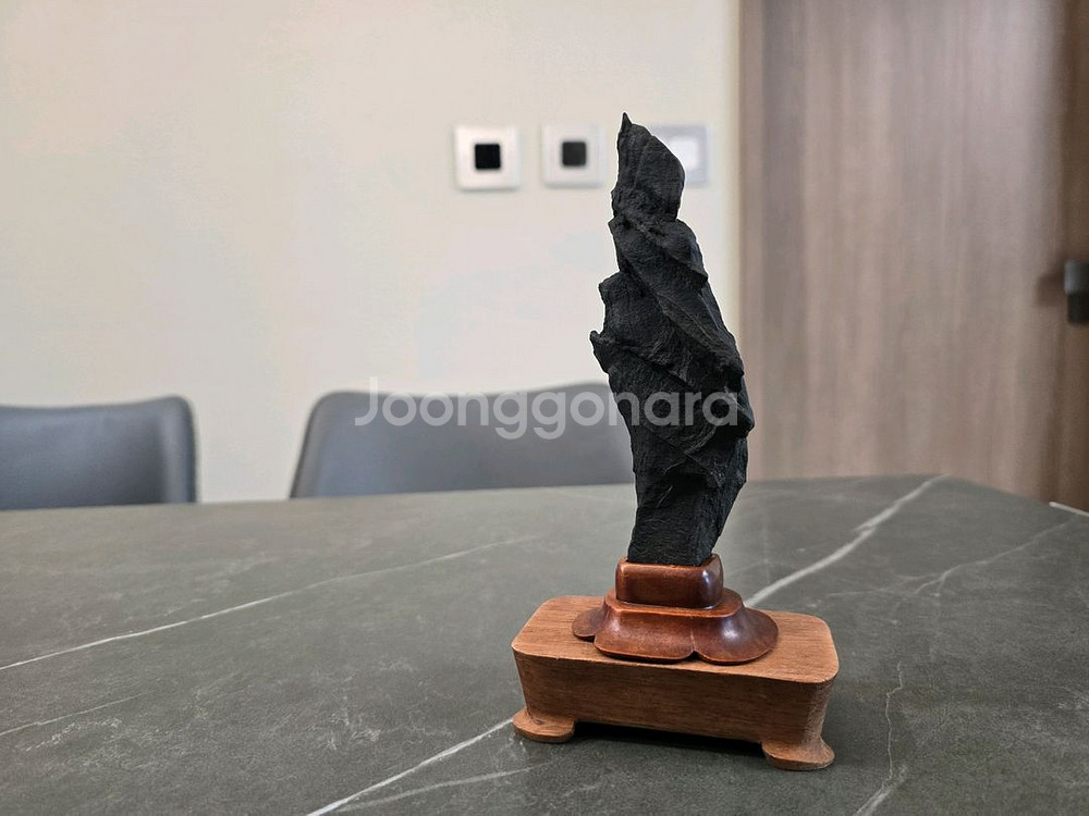 고급스러운 수석+원목받침대--6
