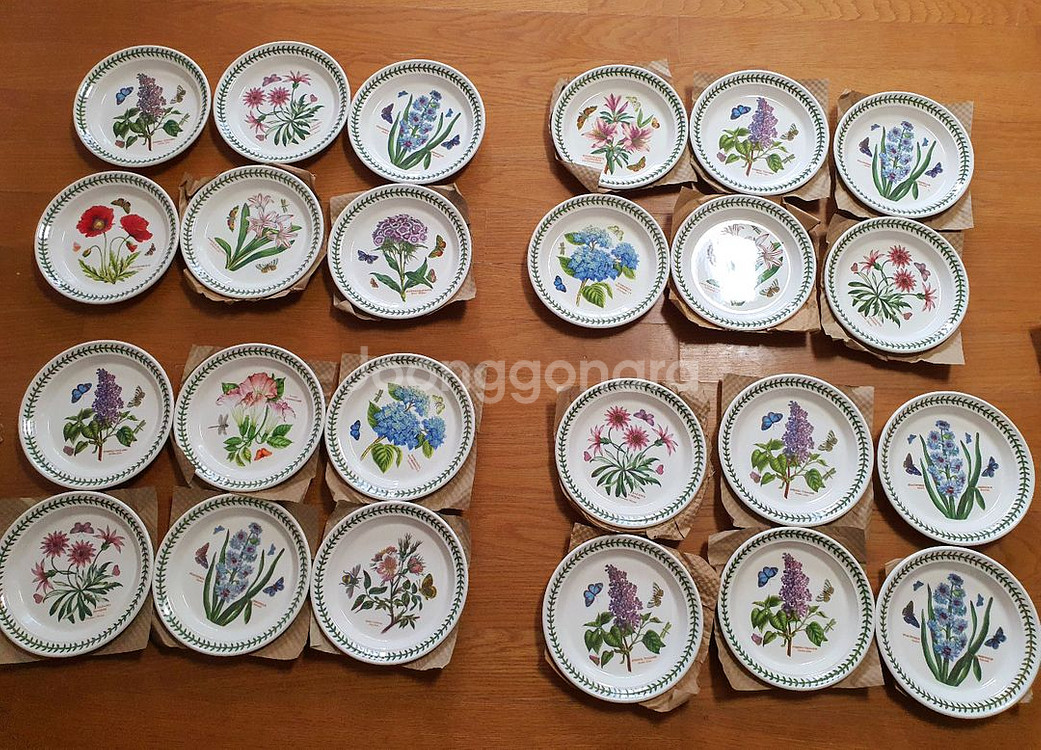 영국 포트메리온 중접시 D형새상품 6개값--1