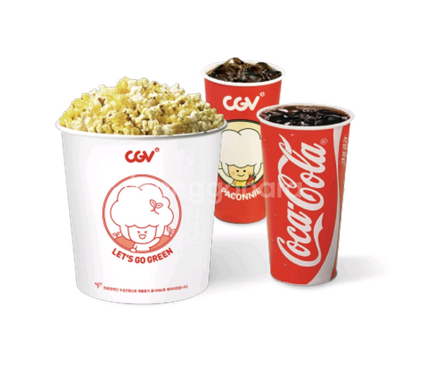 CGV VIP 콤보 쿠폰 (팝콘L+탄산M2)--0