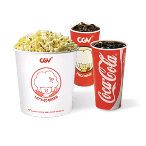 CGV VIP 콤보 쿠폰 (팝콘L+탄산M2)