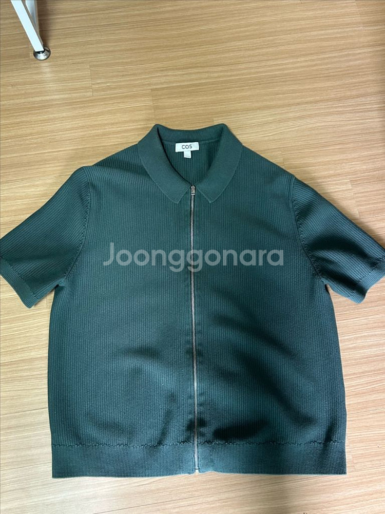 COS 반팔 니트 집업 L ( 25SS)--0