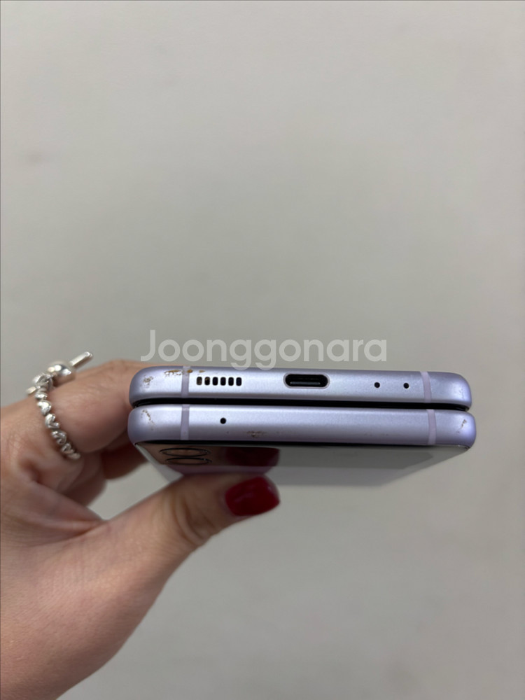 (부산중고폰)갤럭시z플립3 라벤더 256기가 판매해요--6