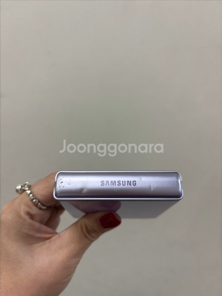 (부산중고폰)갤럭시z플립3 라벤더 256기가 판매해요--5