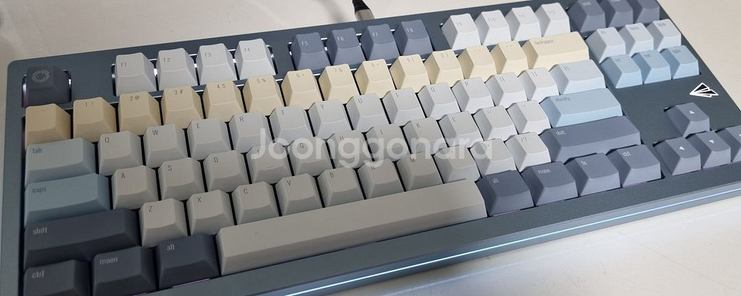 커스텀키보드 paper80 blue WK--0
