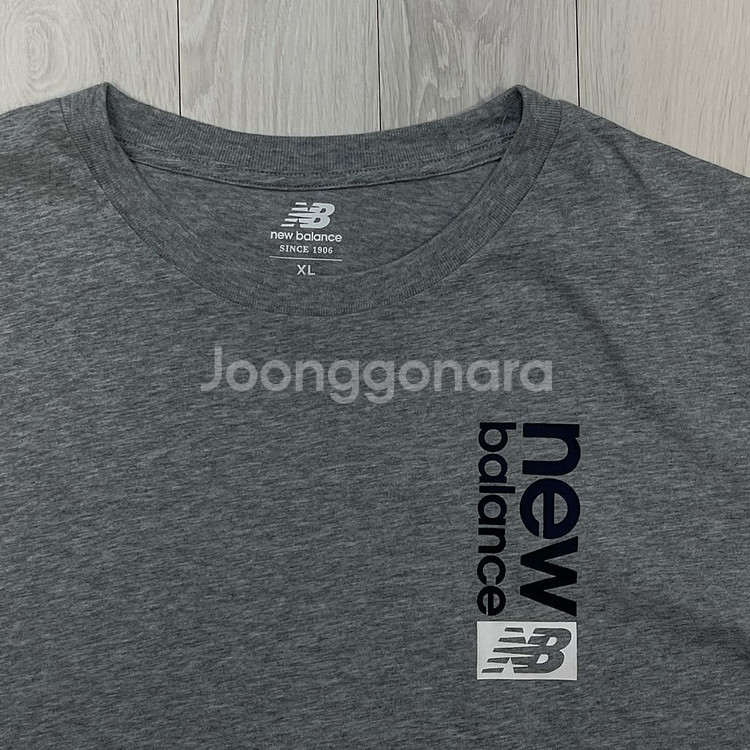 뉴발란스 회색 티셔츠 XL(110추천)--2