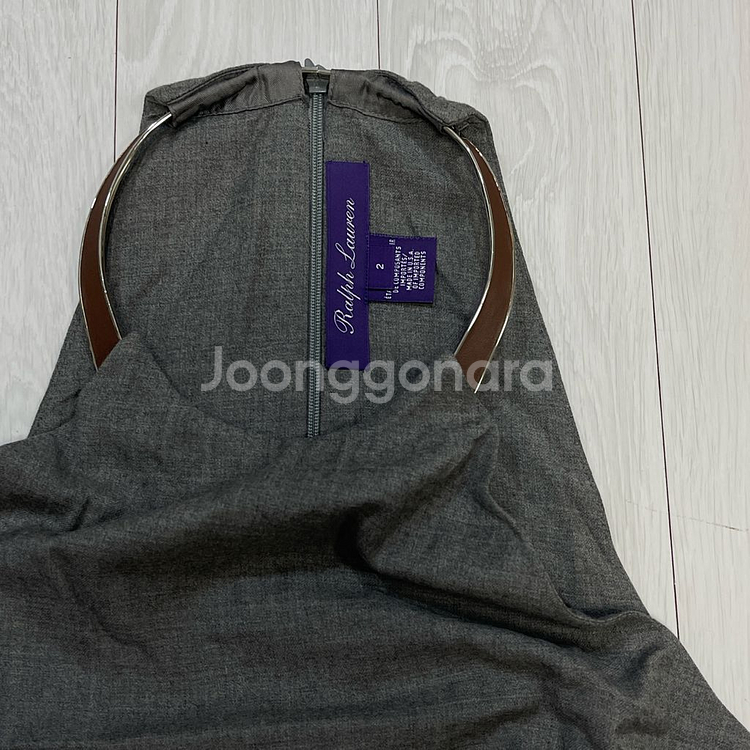 폴로 랄프로렌 퍼플라인 홀터 블라우스 (M)--2