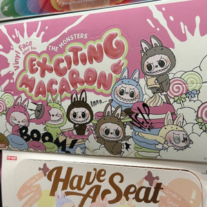 팝마트 라부부 테이스티 마카롱 페이스 미개봉 박스 개봉 이미지