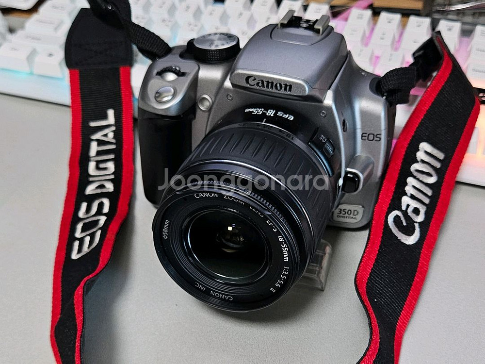 캐논 EOS 350D 입문용 DSLR 빈티지 디카--0