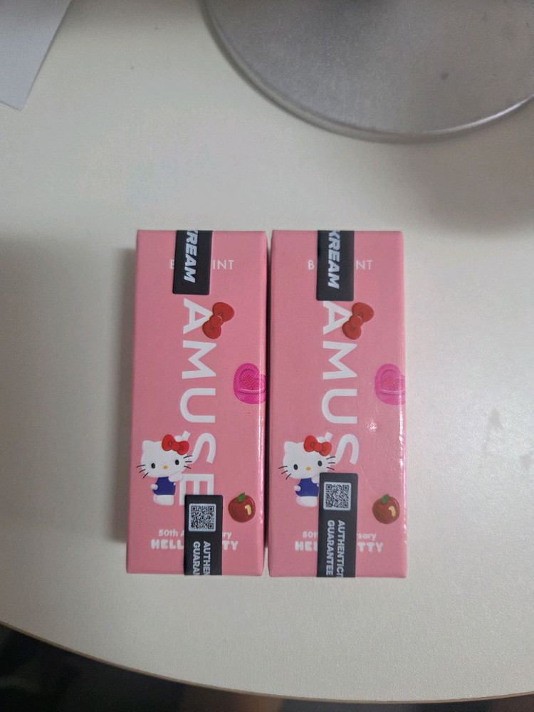 어뮤즈 x 헬로키티 베베 틴트 10 로즐리 반택포--1