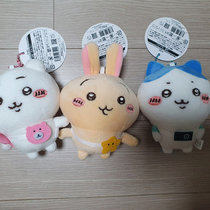 (새제품) 먼작귀 치이카와 하치와레 우사기 인형키링
