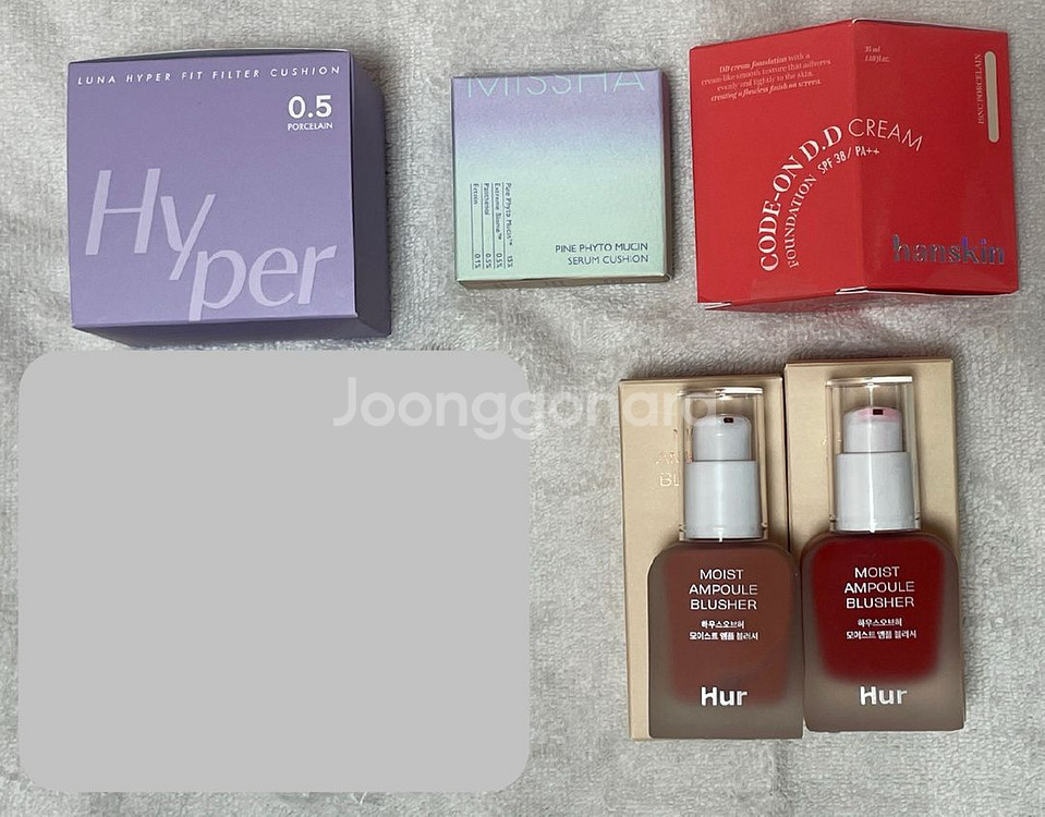 색조 화장품판매 루나 미샤 쿠션 한스킨 파데 블러셔--0
