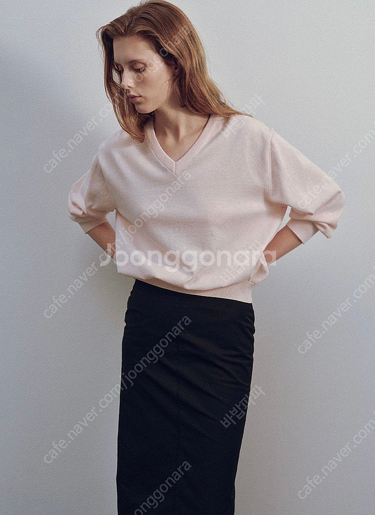 낫띵리튼 pipley v-neck pullover--2
