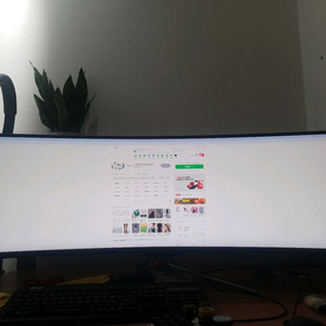 한성 49인치 커브드 모니터 TFG49Q12UW