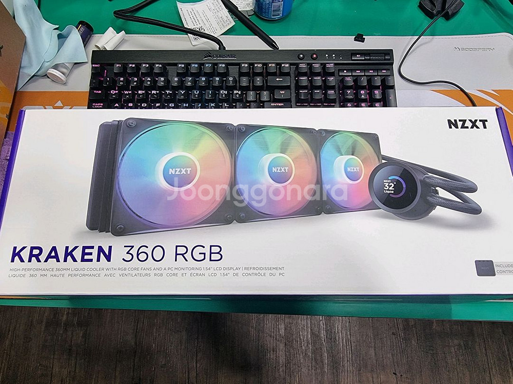 NZXT KRAKEN 360 RGB 수냉쿨러--0