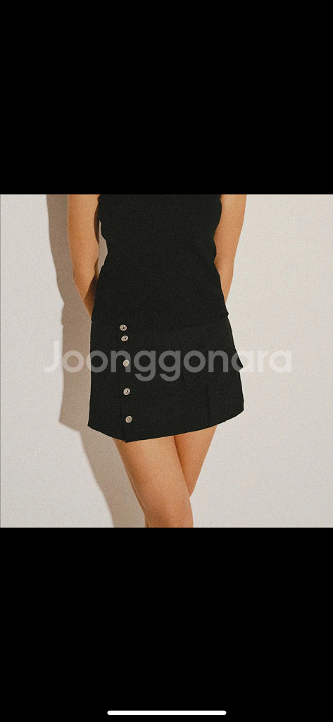 여성 블랙진 미니스커트 판매합니다.--0