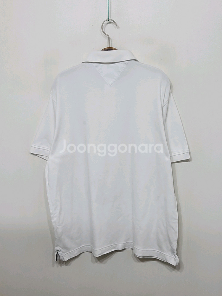 (XL) 타미힐피거 반팔 카라티 화이트 토미 폴로티셔츠--5