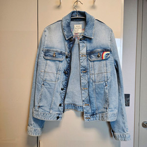 [zadig&voltaire] 데님 자켓 레인보우 자수