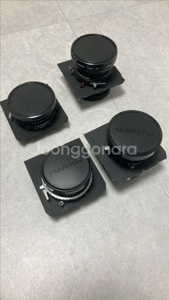대형카메라 렌즈 4종 슈나이더 / 후지논 sw 90mm--0