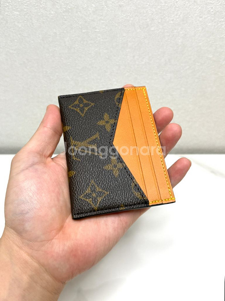 (한정판/S+)루이비통 모노그램 트리플 카드지갑--5