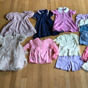 여아 120사이옷 일괄