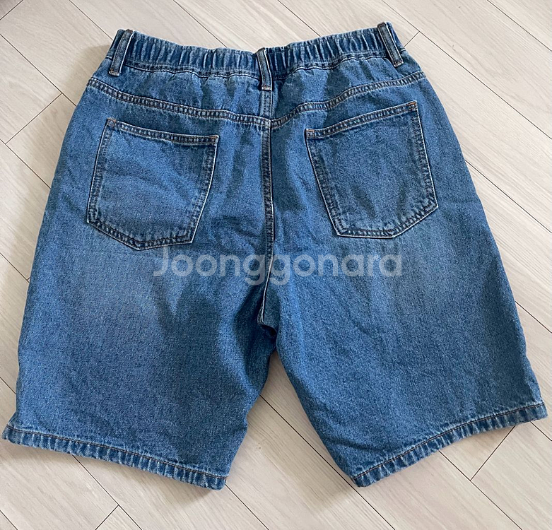 커스텀멜로우 데님반바지 M사이즈 허리둘레84cm--1