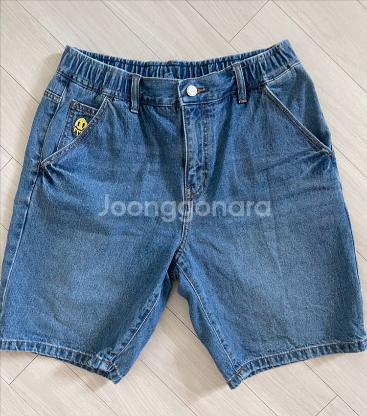 커스텀멜로우 데님반바지 M사이즈 허리둘레84cm--0